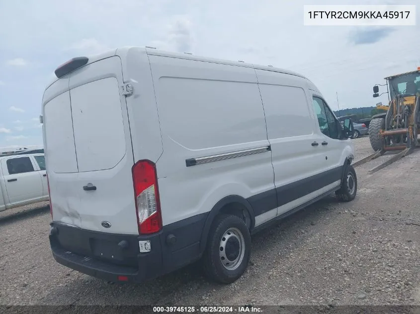 2019 Ford Transit-250 VIN: 1FTYR2CM9KKA45917 Lot: 39745125