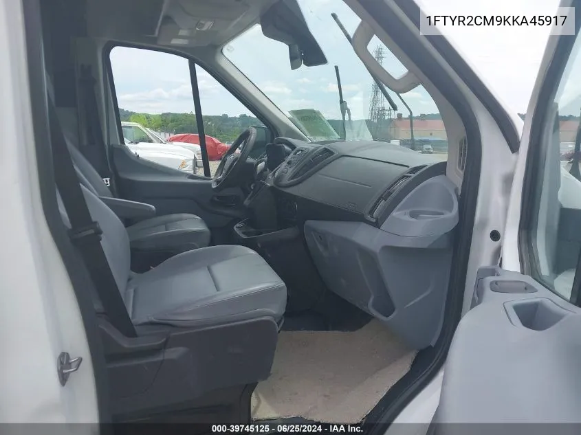 2019 Ford Transit-250 VIN: 1FTYR2CM9KKA45917 Lot: 39745125