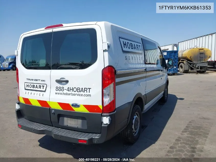 1FTYR1YM6KKB61353 2019 Ford Transit-250