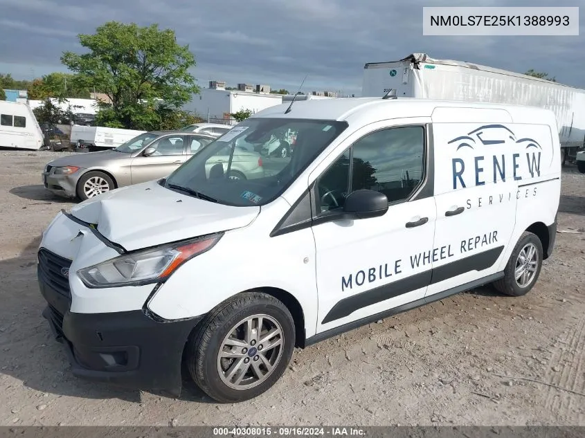 2019 Ford Transit Connect Xl VIN: NM0LS7E25K1388993 Lot: 40308015