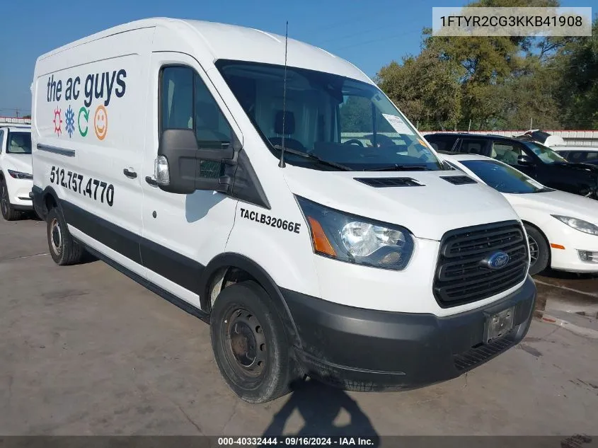 1FTYR2CG3KKB41908 2019 Ford Transit T-250