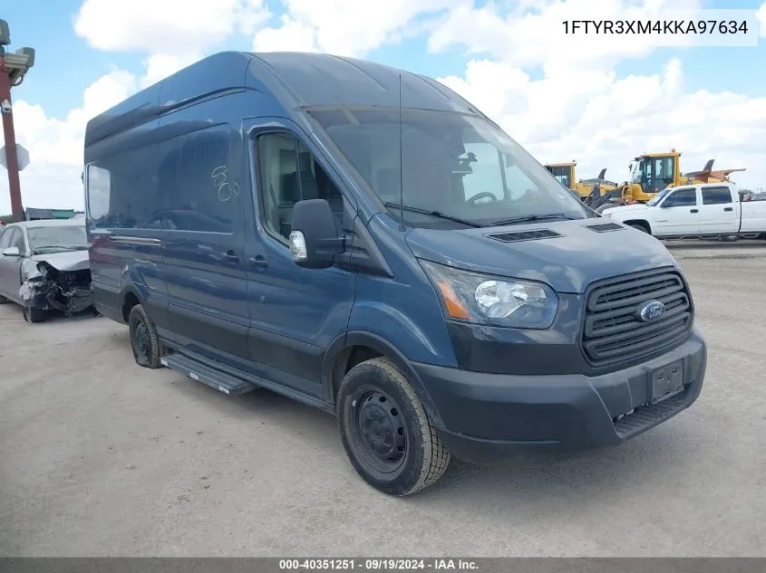 2019 Ford Transit-250 VIN: 1FTYR3XM4KKA97634 Lot: 40351251