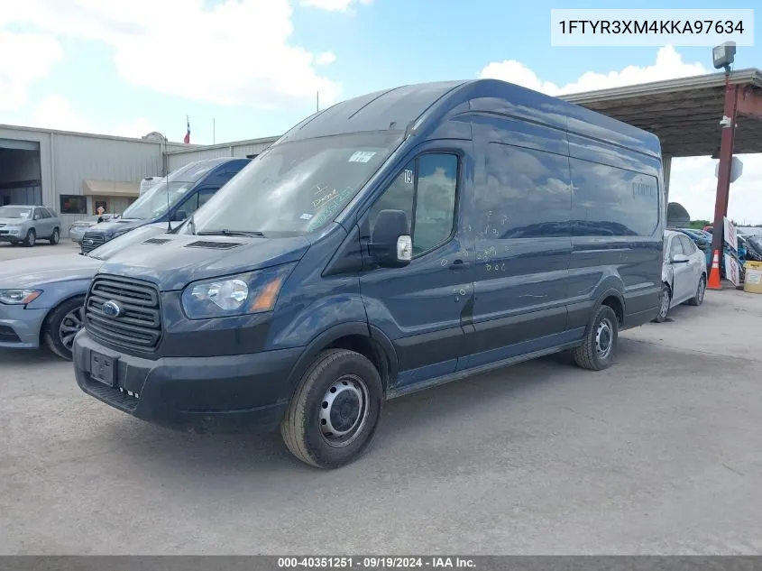 2019 Ford Transit-250 VIN: 1FTYR3XM4KKA97634 Lot: 40351251