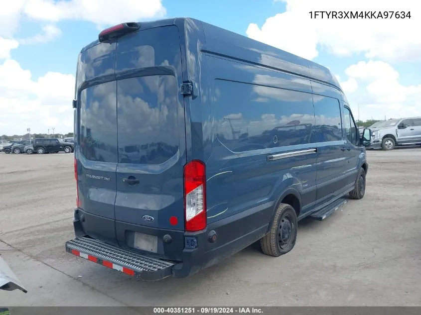 2019 Ford Transit-250 VIN: 1FTYR3XM4KKA97634 Lot: 40351251