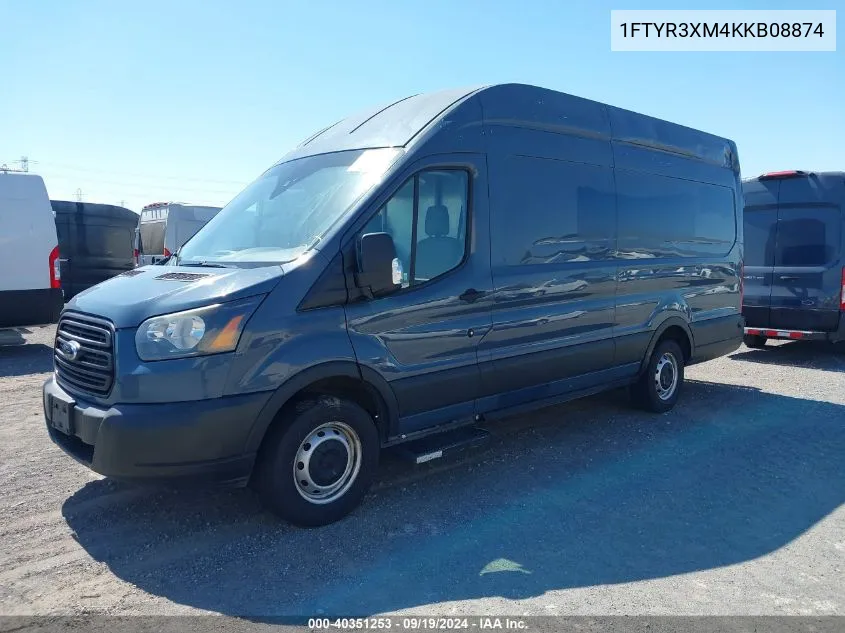 2019 Ford Transit-250 VIN: 1FTYR3XM4KKB08874 Lot: 40351253