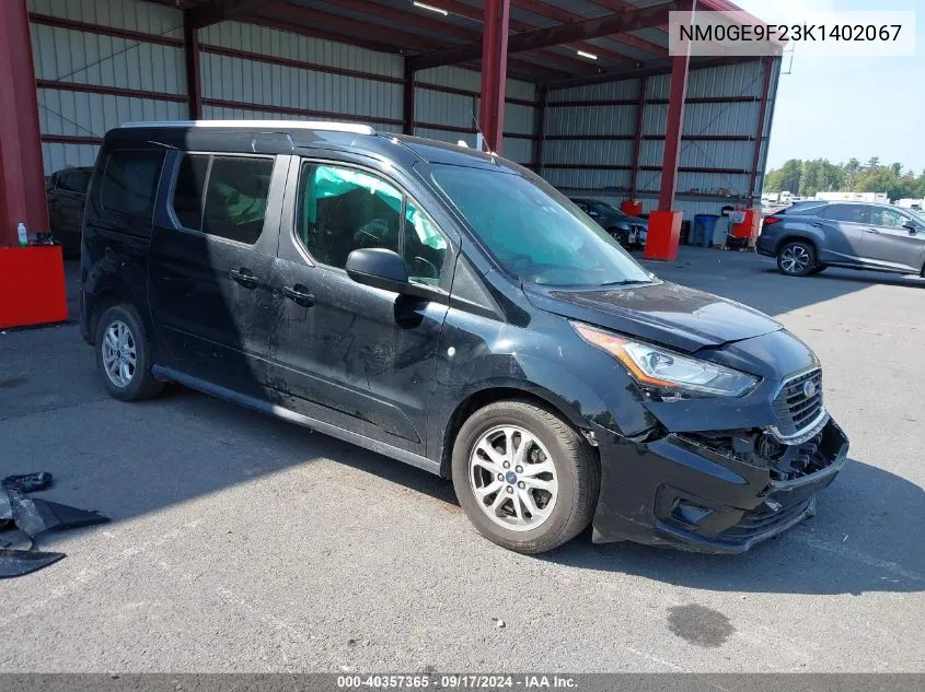 2019 Ford Transit Connect Xlt VIN: NM0GE9F23K1402067 Lot: 40357365