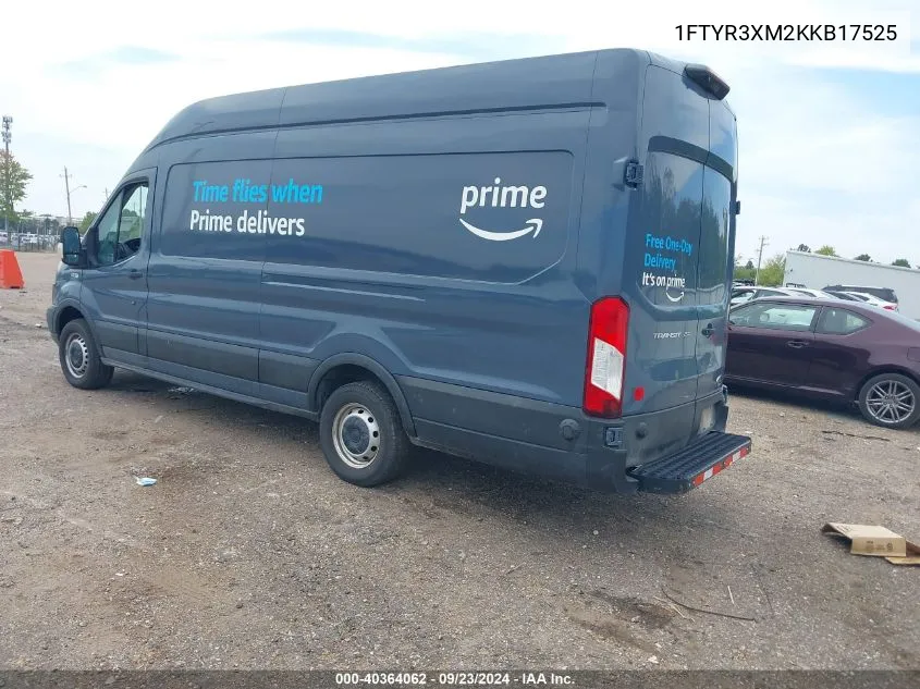 1FTYR3XM2KKB17525 2019 Ford Transit-250