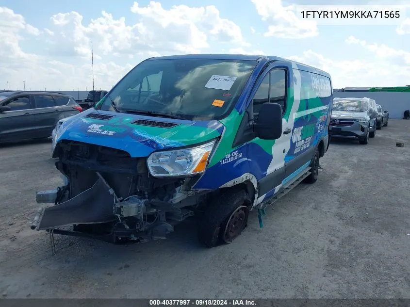 1FTYR1YM9KKA71565 2019 Ford Transit-250