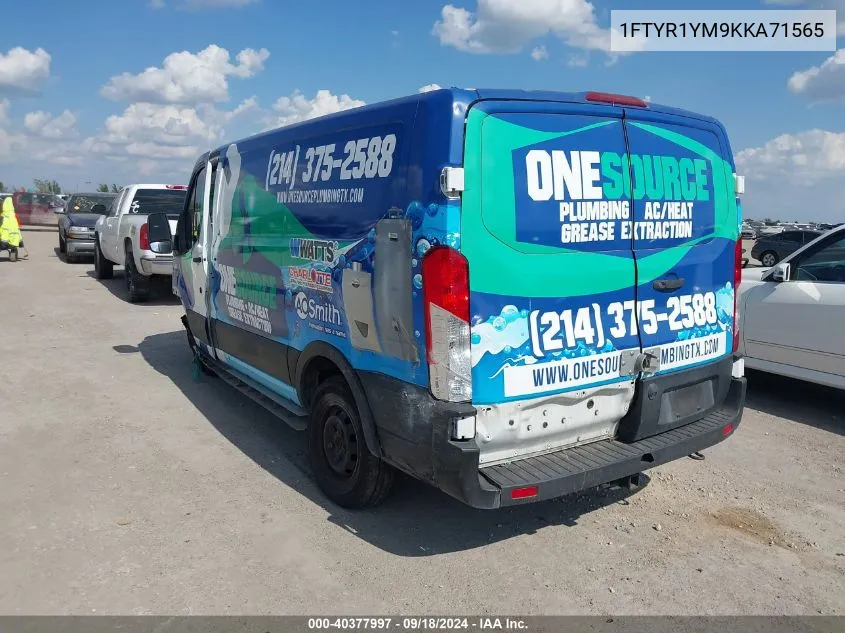 1FTYR1YM9KKA71565 2019 Ford Transit-250