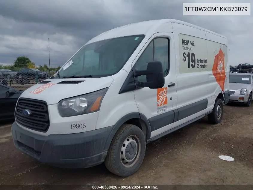 1FTBW2CM1KKB73079 2019 Ford Transit-350