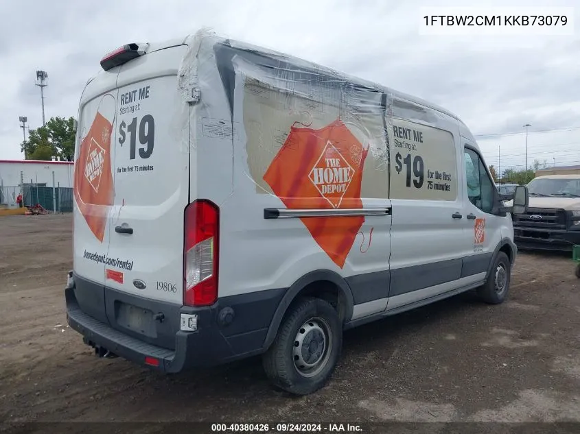 1FTBW2CM1KKB73079 2019 Ford Transit-350