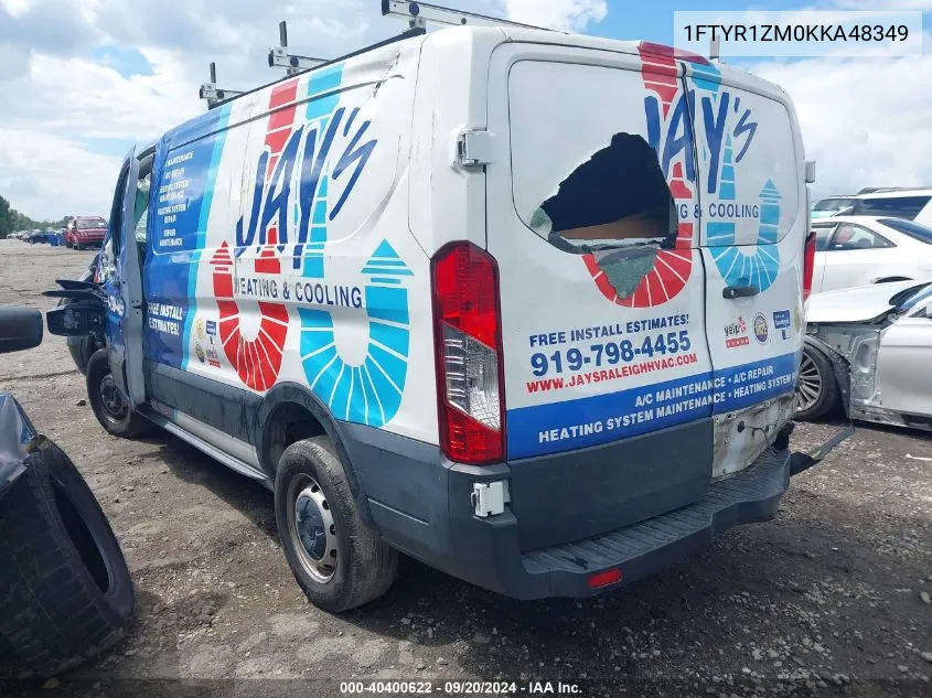 1FTYR1ZM0KKA48349 2019 Ford Transit-250