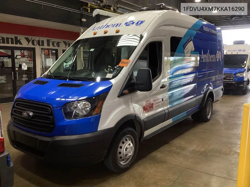 2019 Ford Transit-350 Xl VIN: 1FDVU4XM7KKA16290 Lot: 40418006