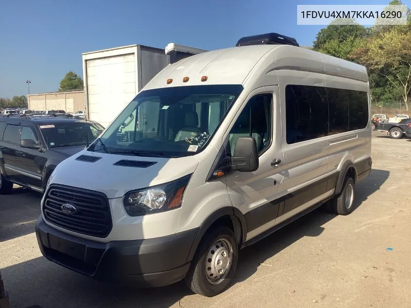 2019 Ford Transit-350 Xl VIN: 1FDVU4XM7KKA16290 Lot: 40418006