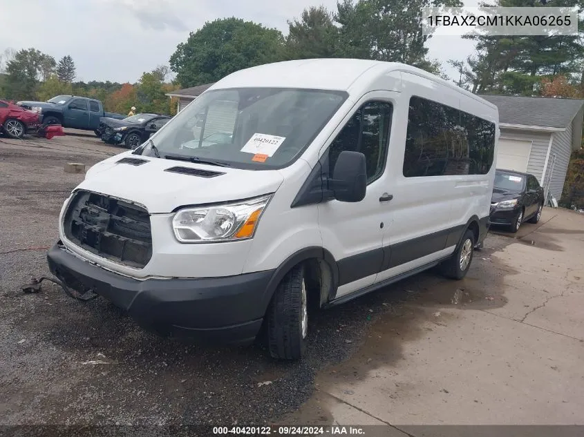 1FBAX2CM1KKA06265 2019 Ford Transit-350 Xlt