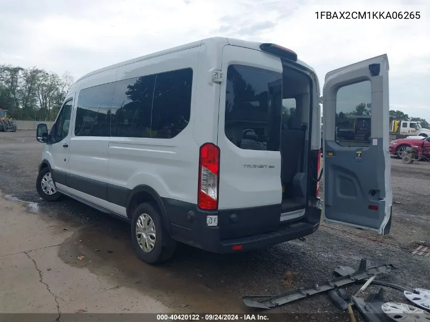 1FBAX2CM1KKA06265 2019 Ford Transit-350 Xlt