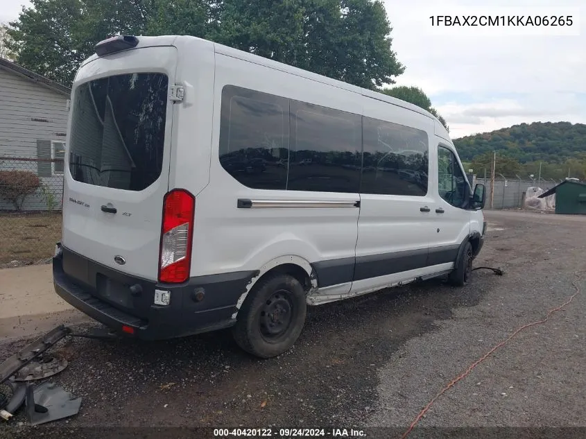 1FBAX2CM1KKA06265 2019 Ford Transit-350 Xlt