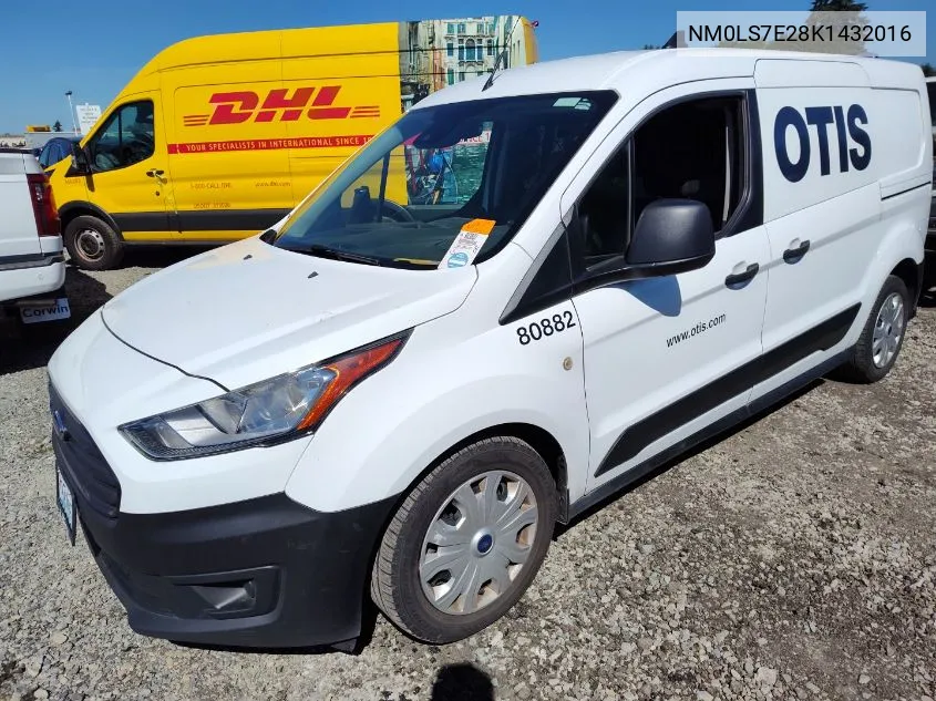 2019 Ford Transit Connect Xl VIN: NM0LS7E28K1432016 Lot: 40422806