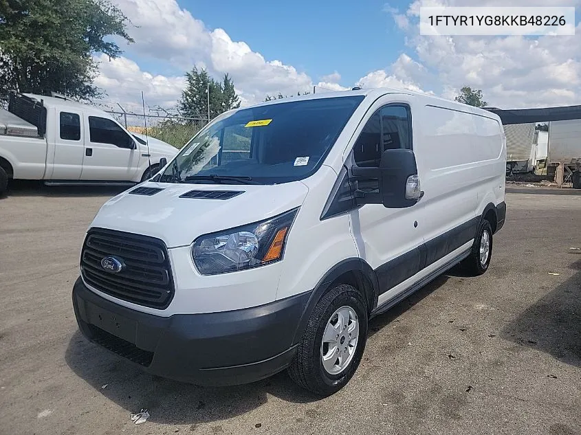 2019 Ford Transit-250 VIN: 1FTYR1YG8KKB48226 Lot: 40443402