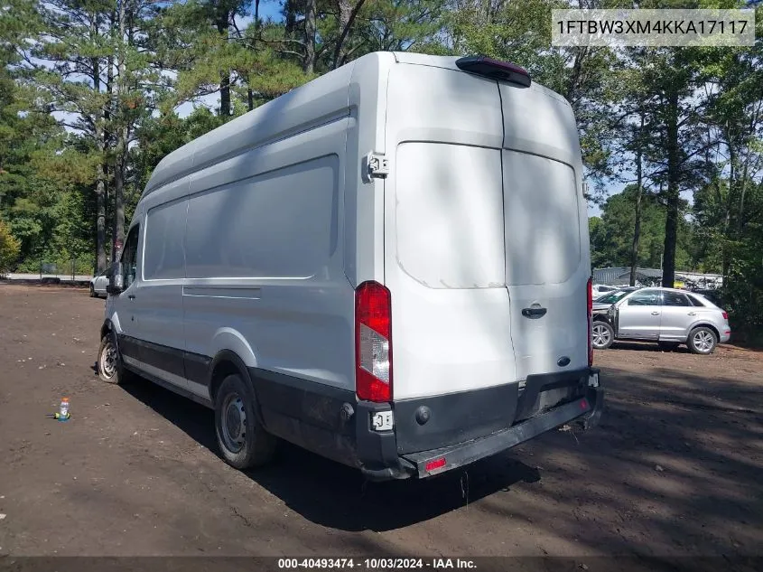 1FTBW3XM4KKA17117 2019 Ford Transit-350