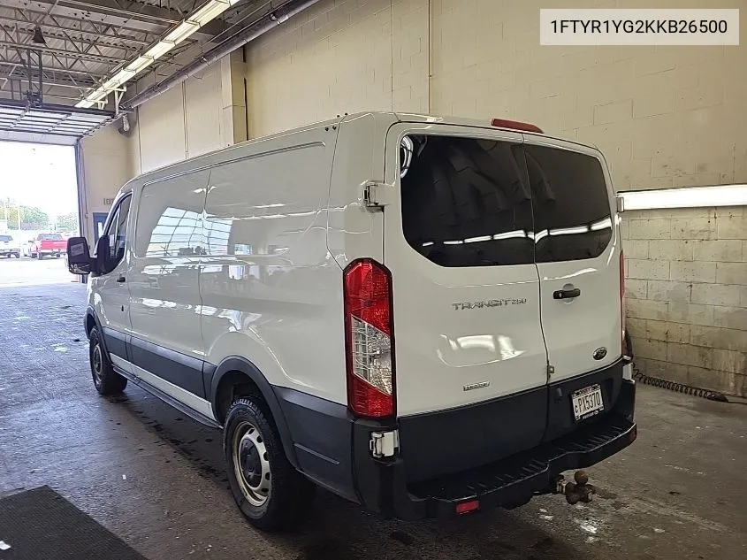 1FTYR1YG2KKB26500 2019 Ford Transit T-250