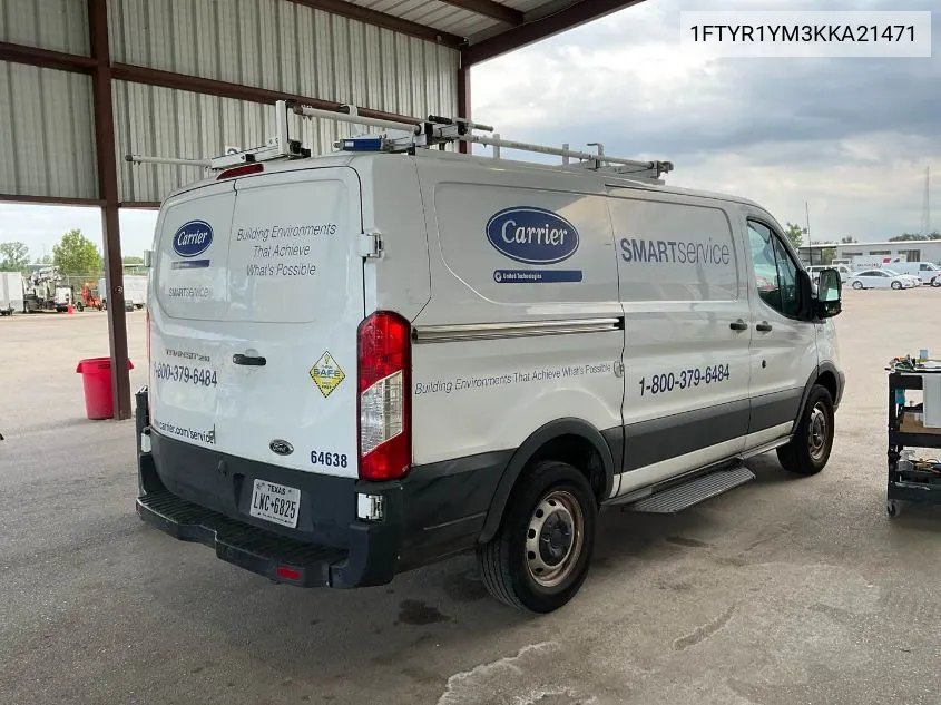 1FTYR1YM3KKA21471 2019 Ford Transit T-250