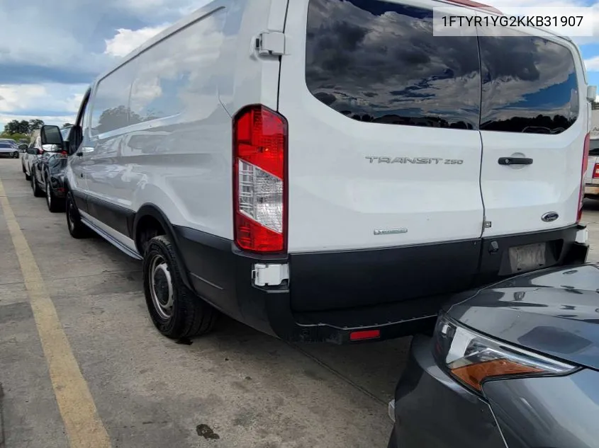 1FTYR1YG2KKB31907 2019 Ford Transit-250