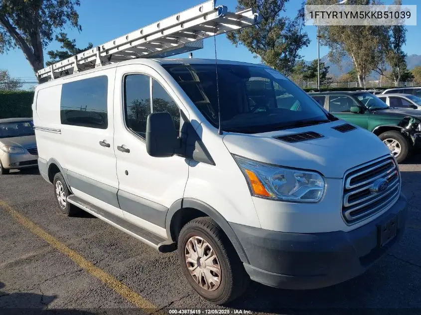 1FTYR1YM5KKB51039 2019 Ford Transit-250