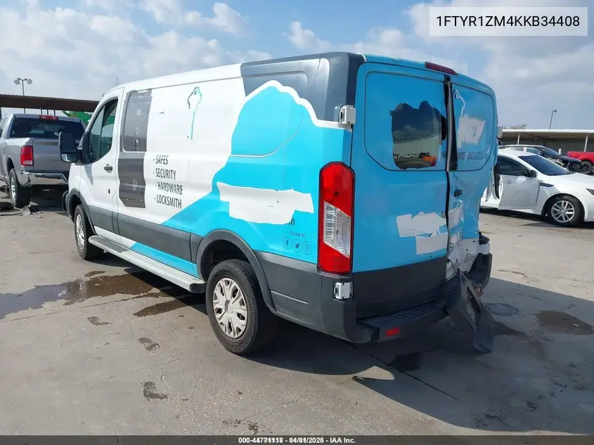 1FTYR1ZM4KKB34408 2019 Ford Transit-250