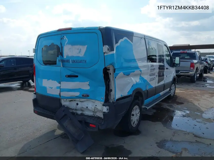 1FTYR1ZM4KKB34408 2019 Ford Transit-250