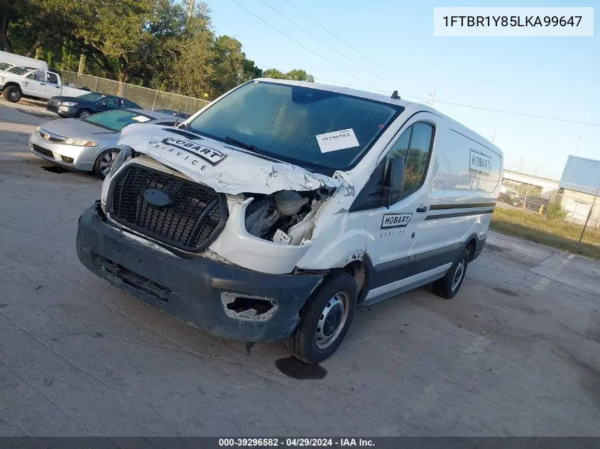 2020 Ford Transit-250 Cargo Van VIN: 1FTBR1Y85LKA99647 Lot: 39296582