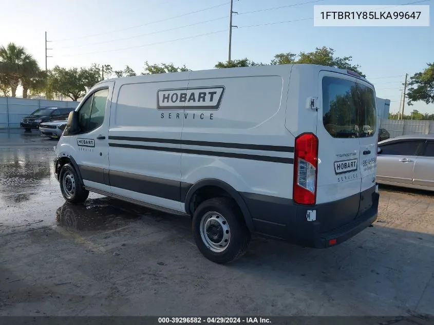 2020 Ford Transit-250 Cargo Van VIN: 1FTBR1Y85LKA99647 Lot: 39296582