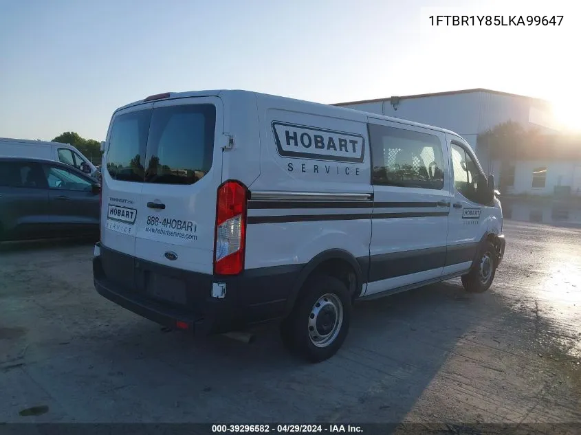 2020 Ford Transit-250 Cargo Van VIN: 1FTBR1Y85LKA99647 Lot: 39296582