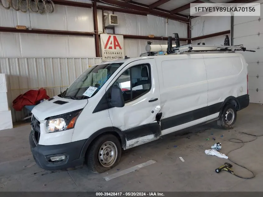 2020 Ford Transit-150 VIN: 1FTYE1Y89LKA70156 Lot: 39428417