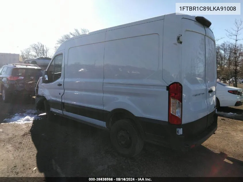 2020 Ford Transit-250 VIN: 1FTBR1C89LKA91008 Lot: 39430764