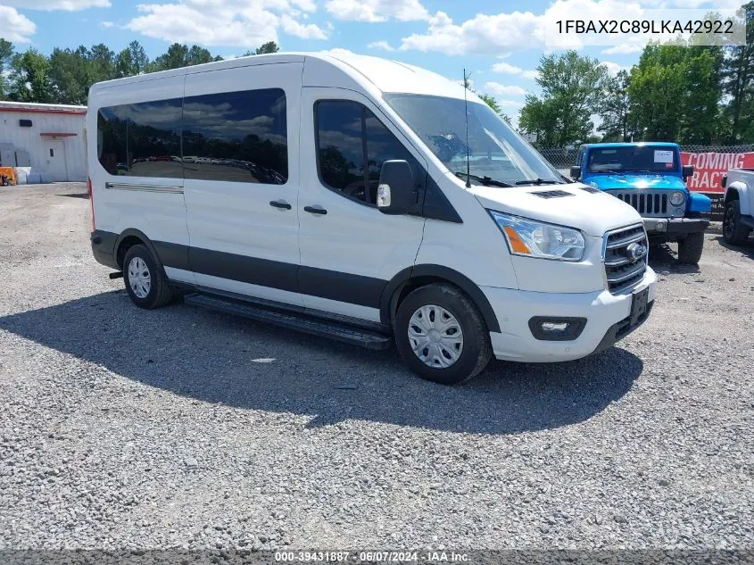 2020 Ford Transit-350 Passenger Van Xlt VIN: 1FBAX2C89LKA42922 Lot: 39431887