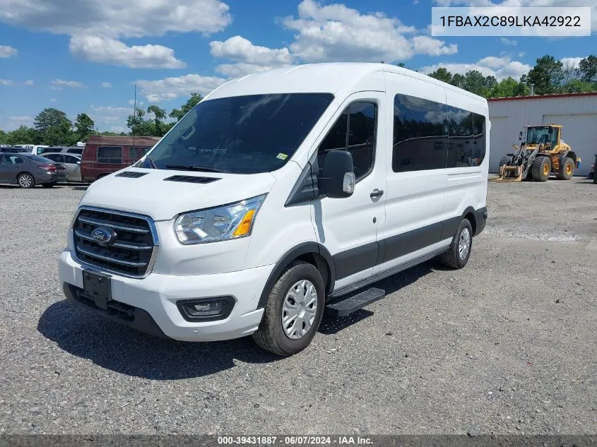 2020 Ford Transit-350 Passenger Van Xlt VIN: 1FBAX2C89LKA42922 Lot: 39431887