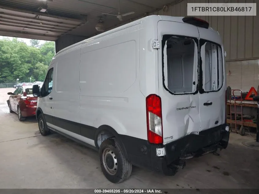 2020 Ford Transit-250 VIN: 1FTBR1C80LKB46817 Lot: 39455205