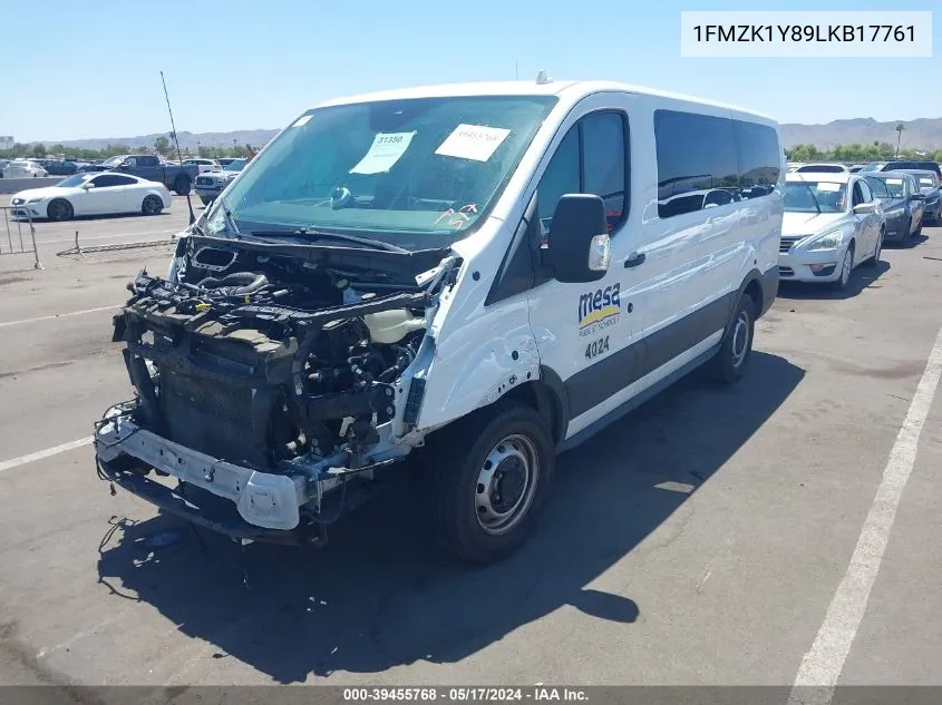 2020 Ford Transit T-150 VIN: 1FMZK1Y89LKB17761 Lot: 39455768