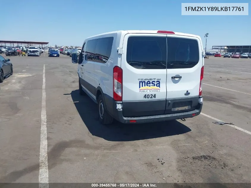 2020 Ford Transit T-150 VIN: 1FMZK1Y89LKB17761 Lot: 39455768