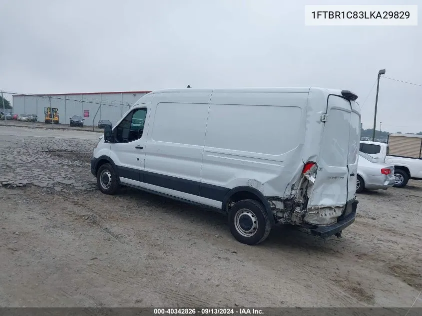 2020 Ford Transit-250 VIN: 1FTBR1C83LKA29829 Lot: 40342826