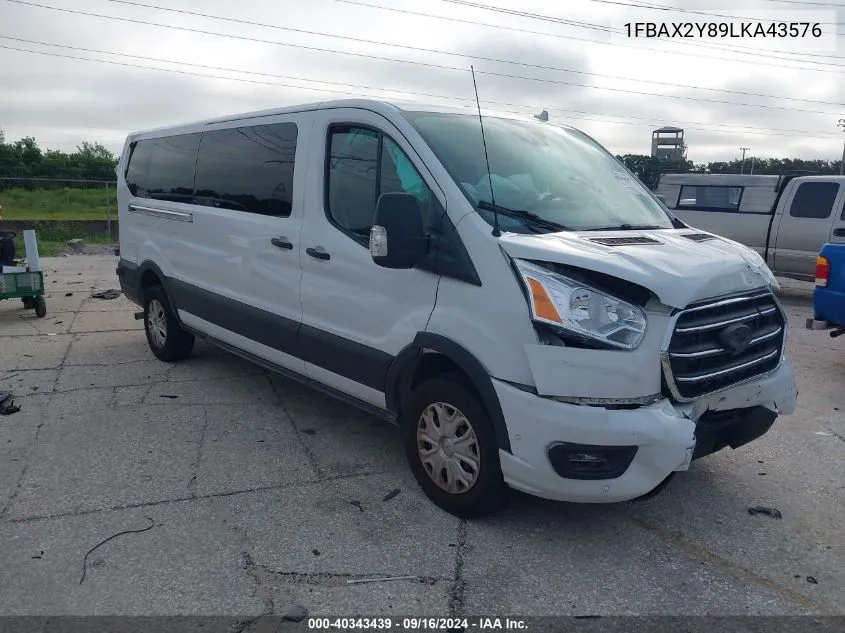 2020 Ford Transit T-350 VIN: 1FBAX2Y89LKA43576 Lot: 40343439