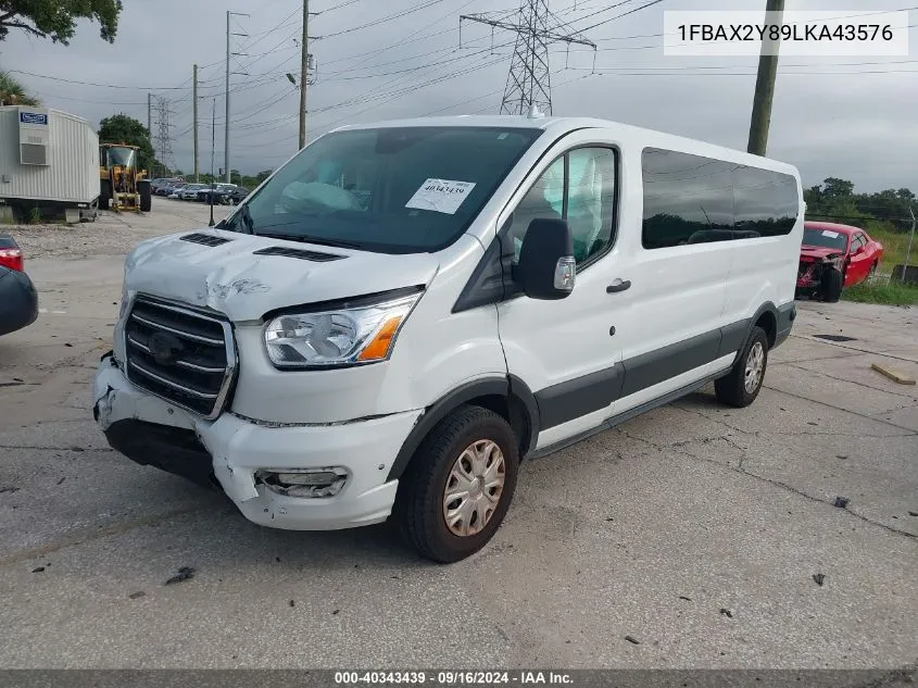 2020 Ford Transit T-350 VIN: 1FBAX2Y89LKA43576 Lot: 40343439