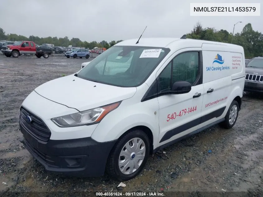 2020 Ford Transit Connect Xl VIN: NM0LS7E21L1453579 Lot: 40351624