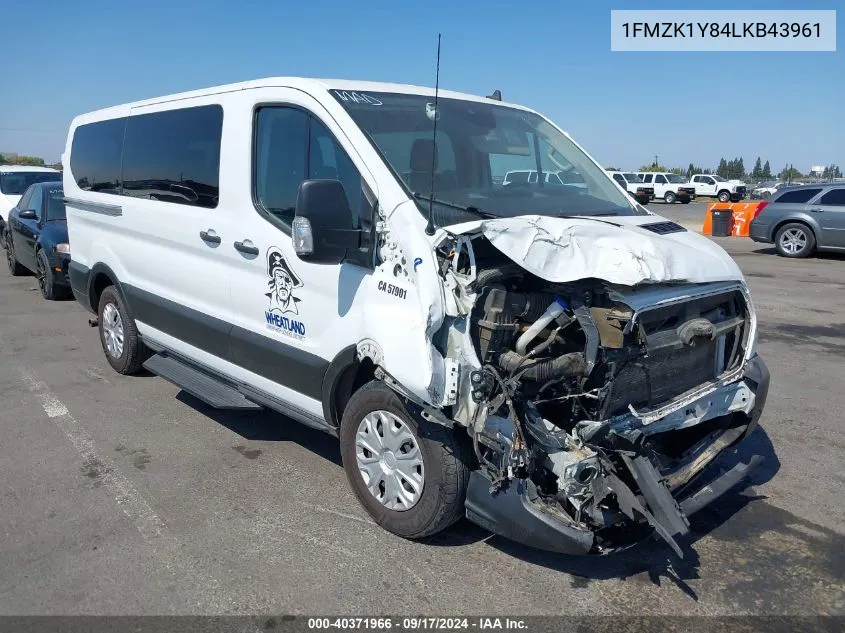 2020 Ford Transit Passenger Xl VIN: 1FMZK1Y84LKB43961 Lot: 40371966