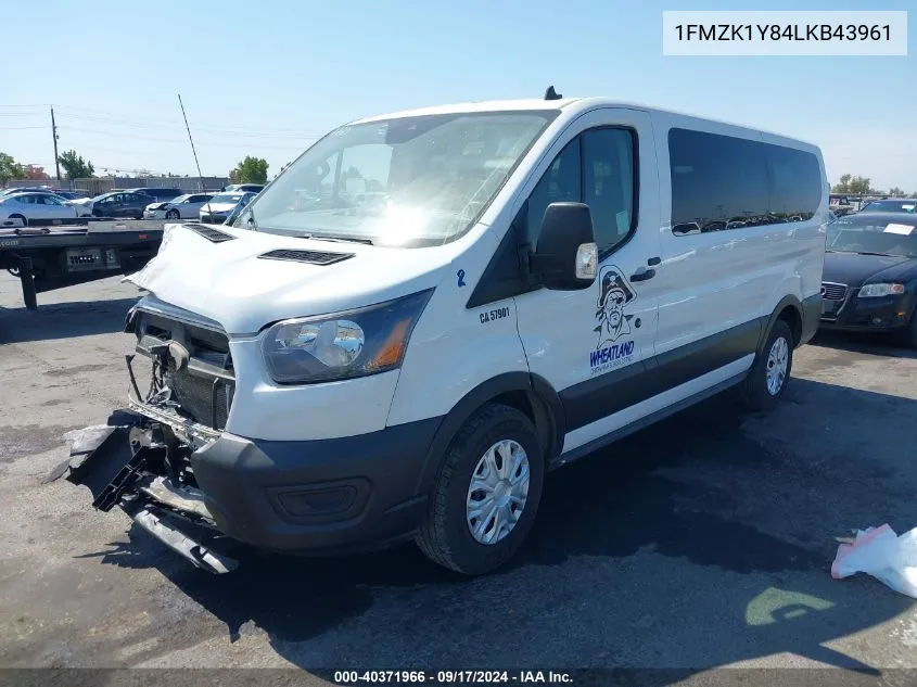 2020 Ford Transit Passenger Xl VIN: 1FMZK1Y84LKB43961 Lot: 40371966