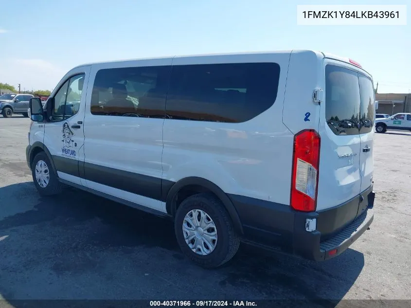 2020 Ford Transit Passenger Xl VIN: 1FMZK1Y84LKB43961 Lot: 40371966