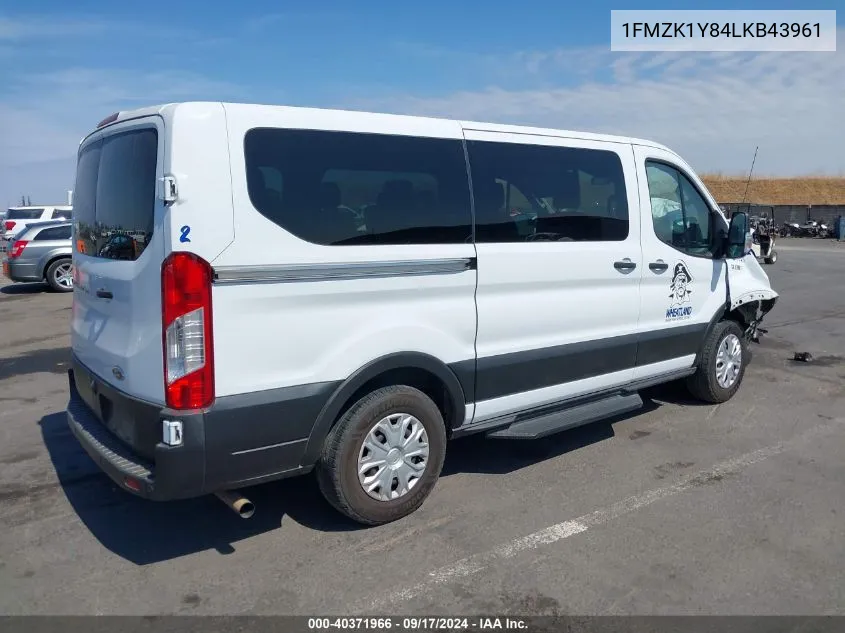 2020 Ford Transit Passenger Xl VIN: 1FMZK1Y84LKB43961 Lot: 40371966