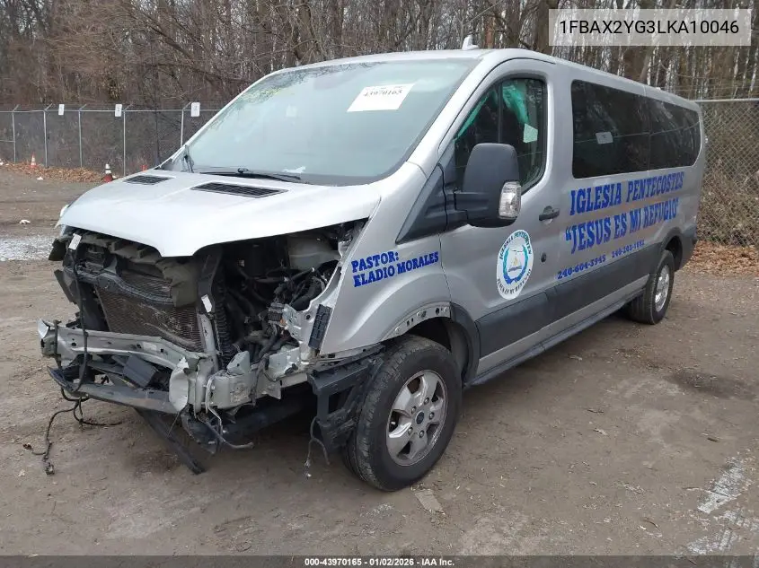 1FBAX2YG3LKA10046 2020 Ford Transit-350 Passenger Van Xlt