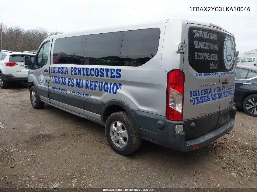 1FBAX2YG3LKA10046 2020 Ford Transit-350 Passenger Van Xlt